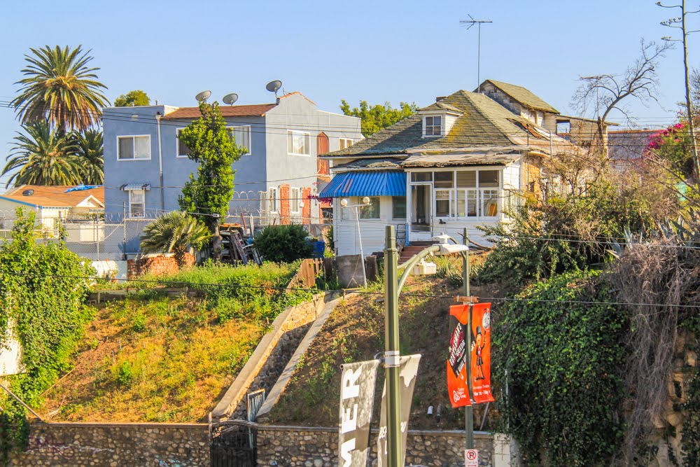 Sights On Sunset Blvd. in Echo Park, Los Angeles, California by Michael Jiroch