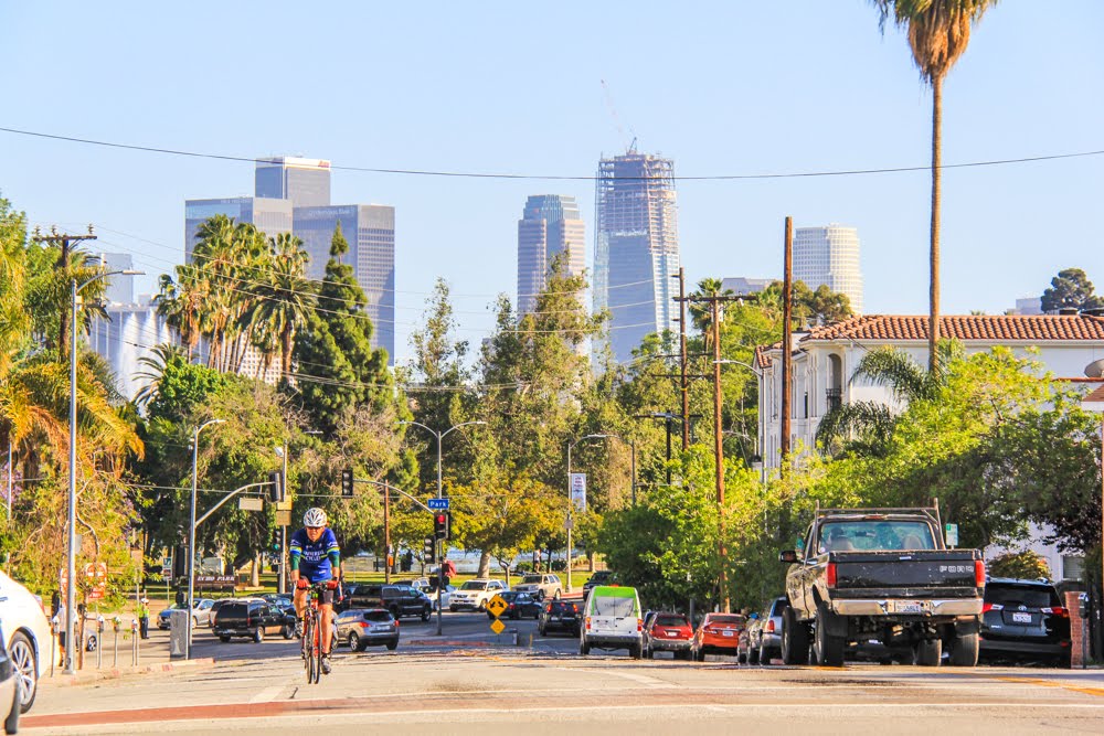 Sights On Sunset Blvd. in Echo Park, Los Angeles, California by Michael Jiroch