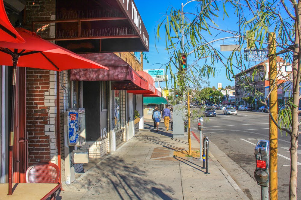 Sights On Sunset Blvd. in Echo Park, Los Angeles, California by Michael Jiroch