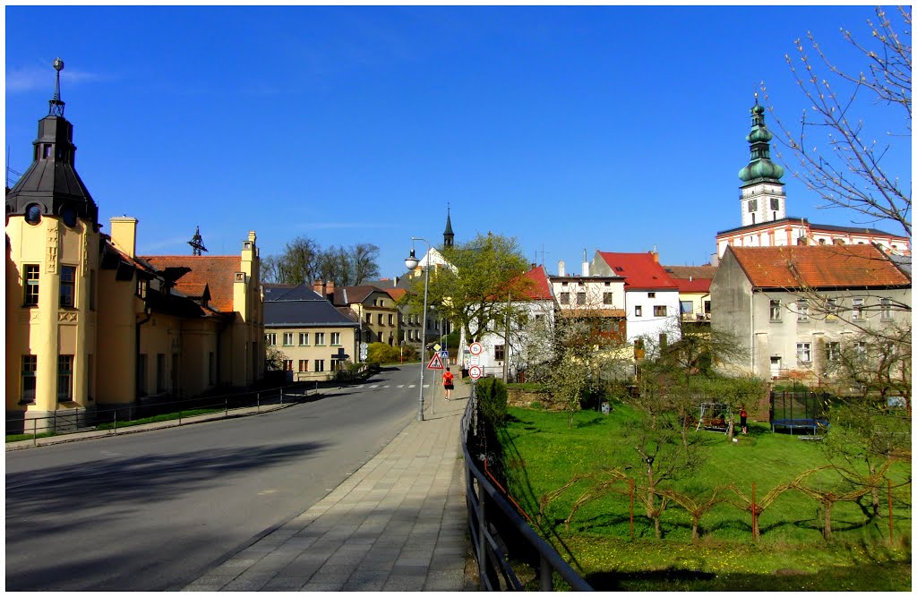 Polná - město od zámku by Václav Hromadko