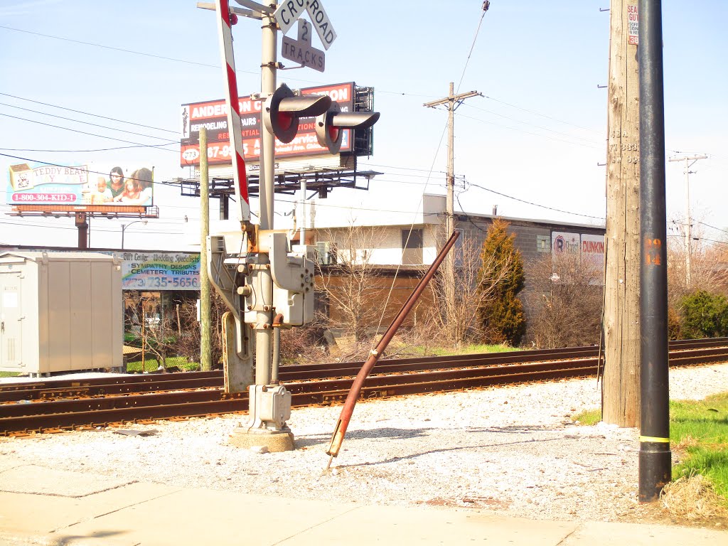 Ashburn Railroad Crossing by Wayne Allen Sallee