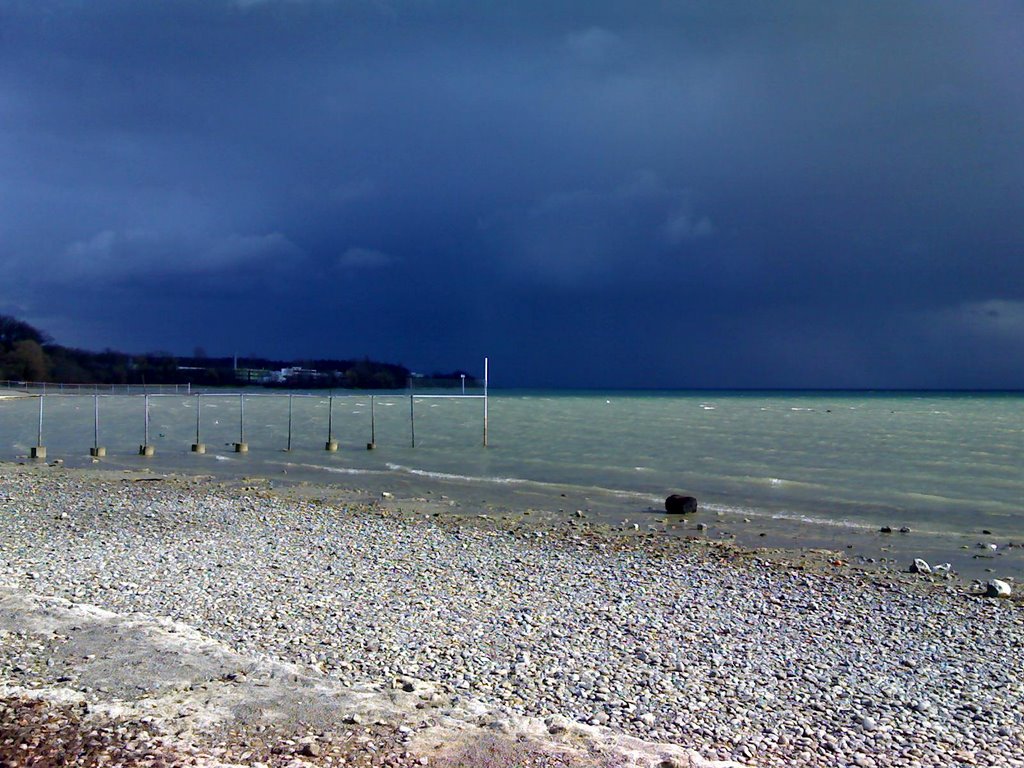 Stormy Day at the Lake I by sunsetsurfer