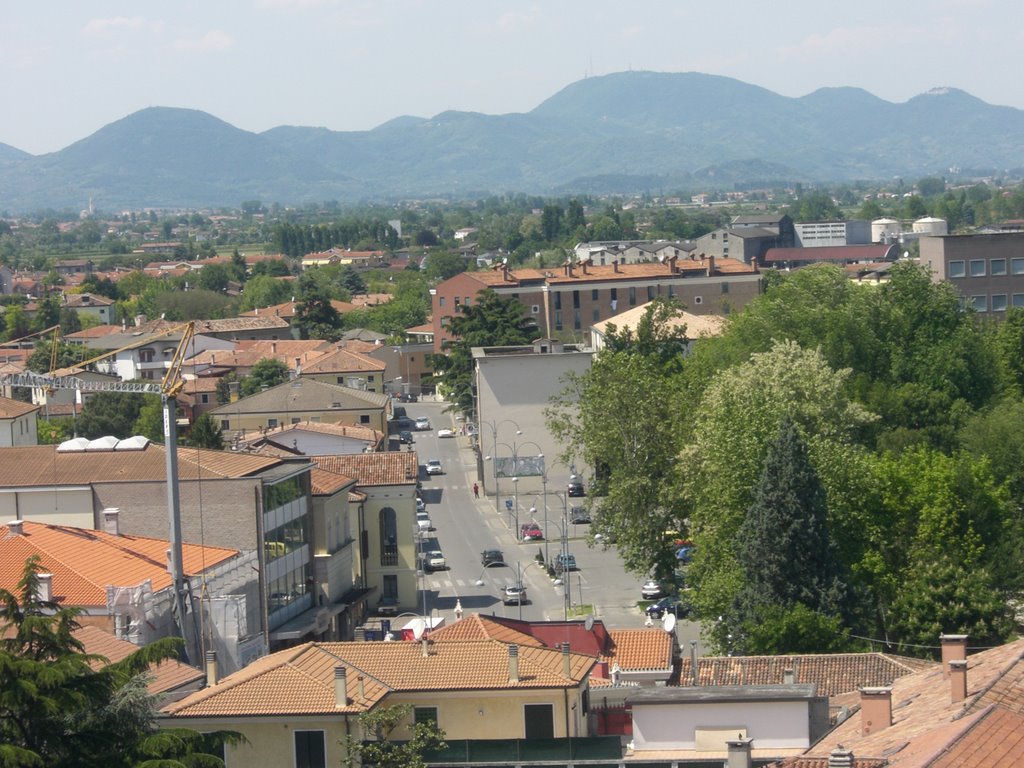 Panorama dal campanile di Conselve 5 by Enrico Girò