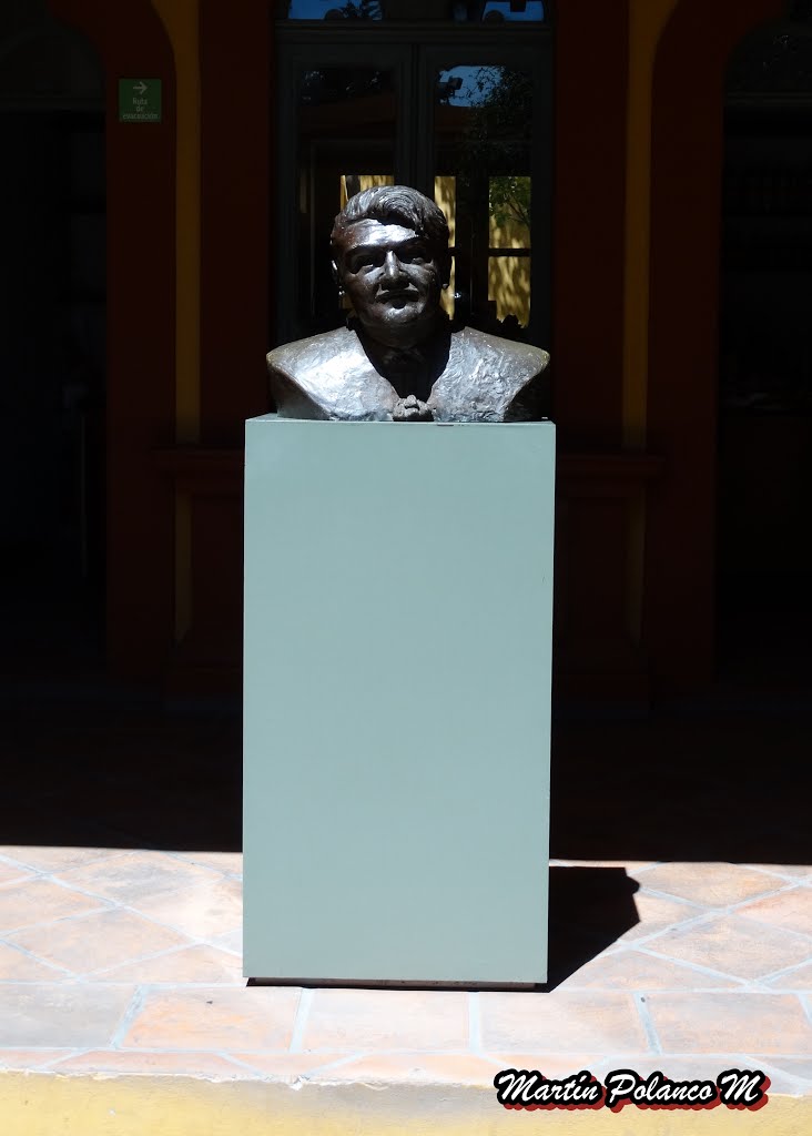 Busto en homenaje al gran José Alfredo Jimenez. by Martin Polanco M