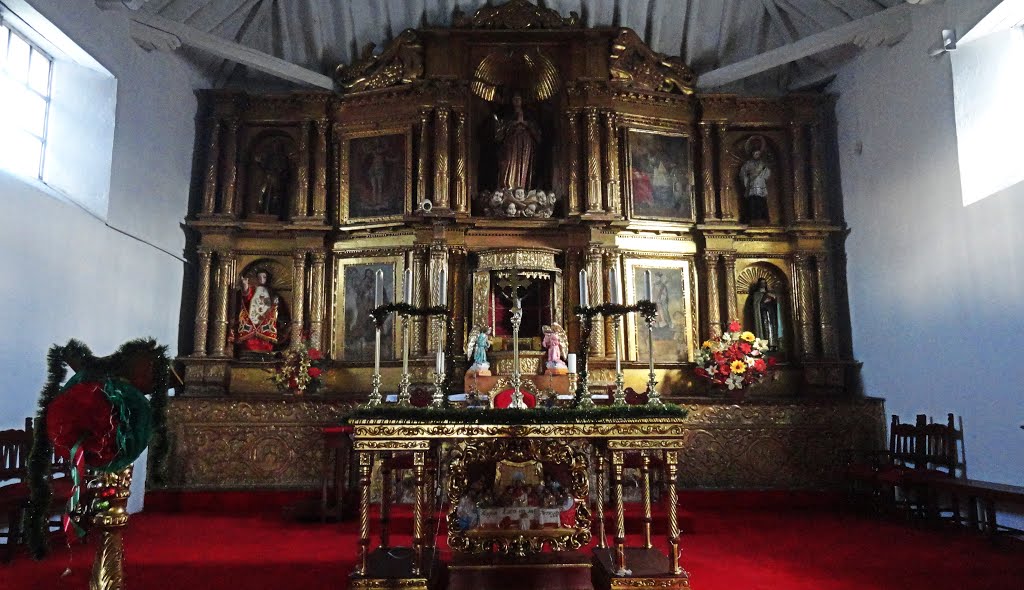 Altar de la Iglesia de la Inmaculada Concepción de Tópaga, Boyacá by Alexander Haller