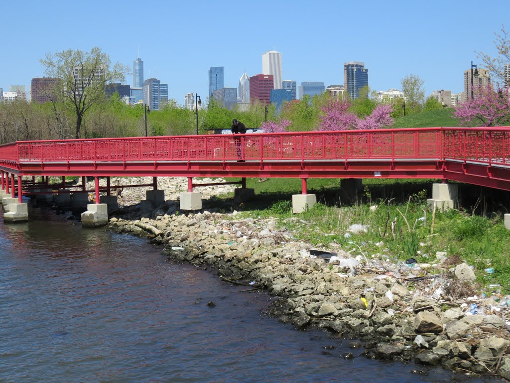 Chicago River in South Loop. by Leskra