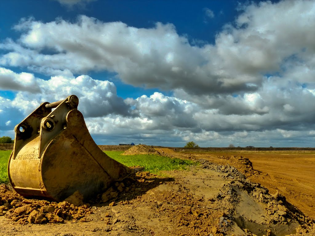 © Reinhard H. #Baustelle #Emschermündung #Deutschland #Dinslaken #Emscher #NRW #HDR #Rhein #Voerde 24_04_2016 by Reinhard H