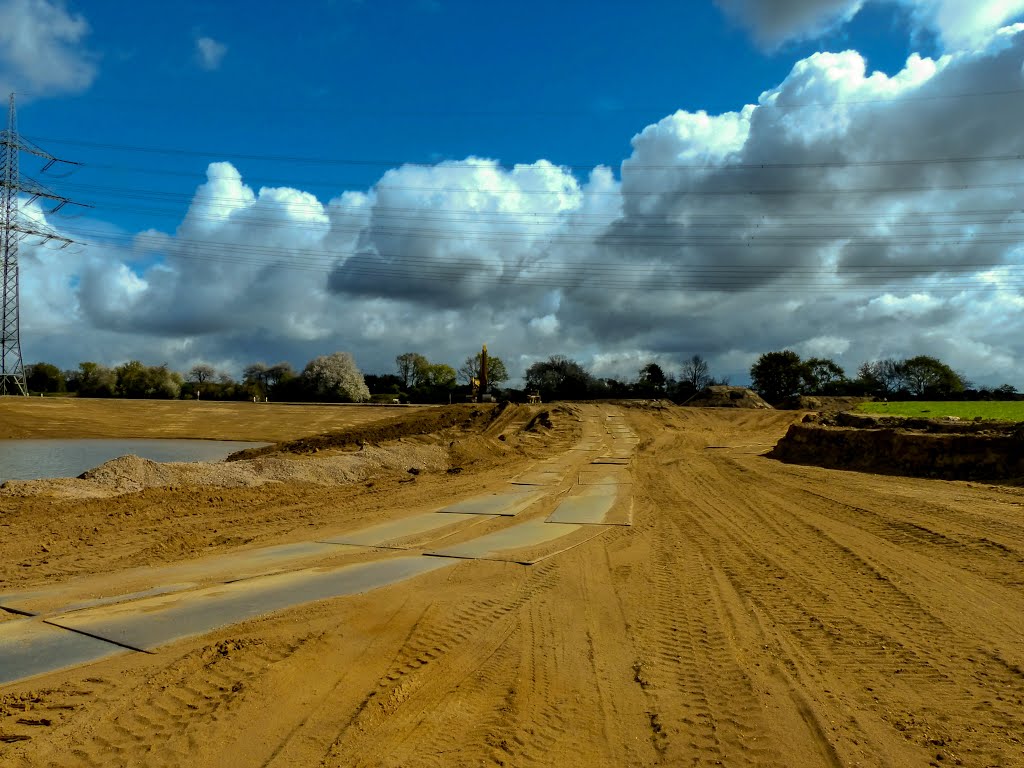 © Reinhard H. #Baustelle #Emschermündung #Deutschland #Dinslaken #Emscher #NRW #HDR #Rhein #Voerde 24_04_2016 by Reinhard H