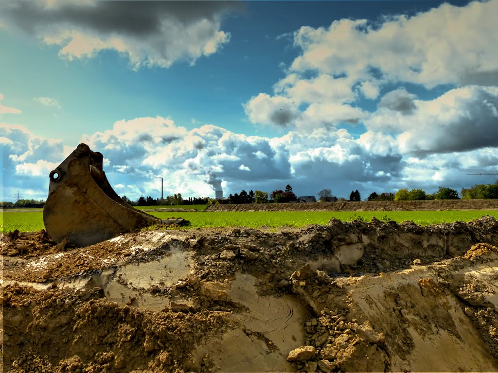 © Reinhard H. #Baustelle #Emschermündung #Deutschland #Dinslaken #Emscher #NRW #HDR #Rhein #Voerde 24_04_2016 by Reinhard H