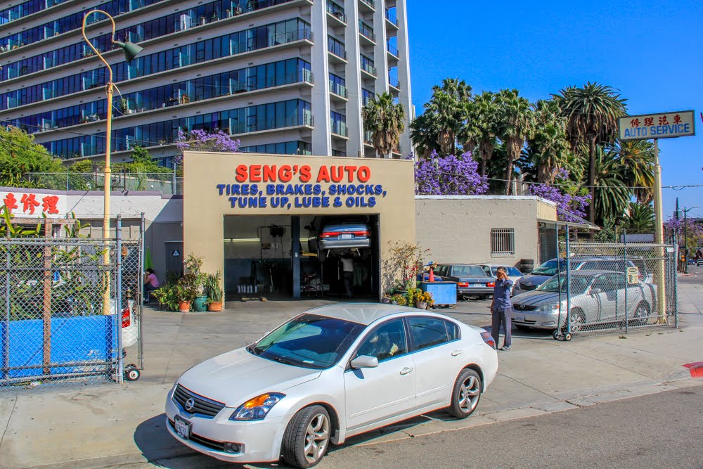 Sights On Sunset Blvd., Los Angeles, California by Michael Jiroch