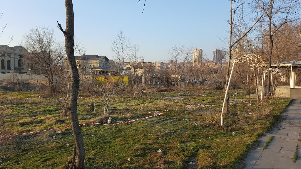 Destroyed gardens in Yerevan by Arthur Ghazaryan