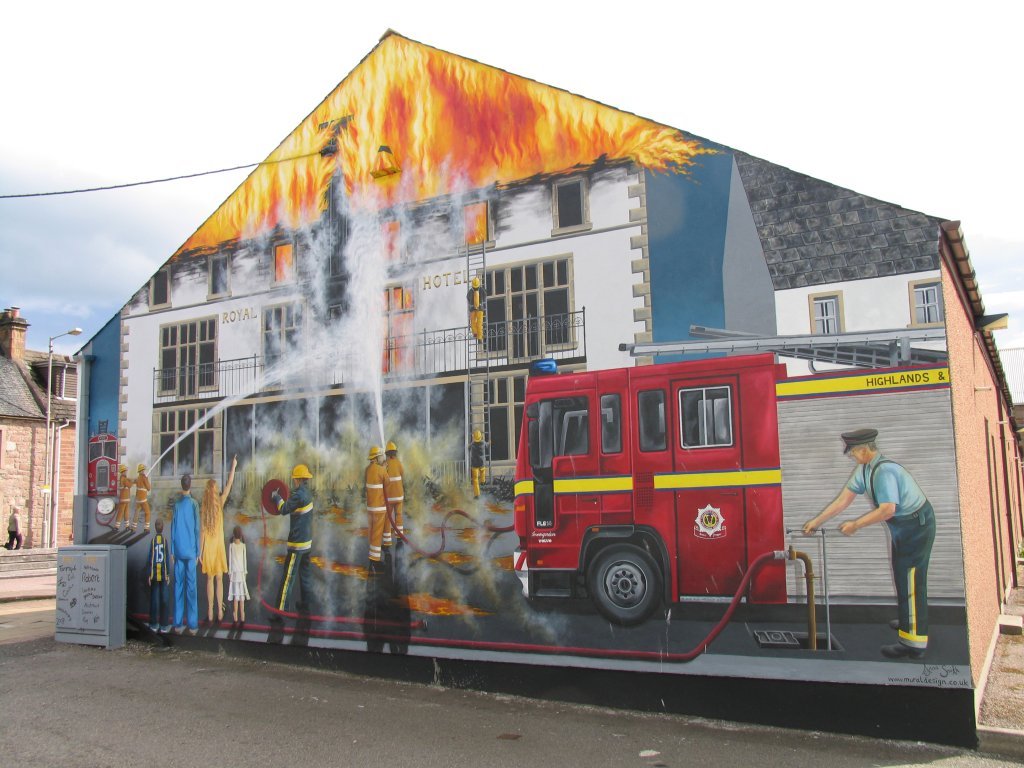 Wallpainting Invergordon; July 2008 by hazet_46