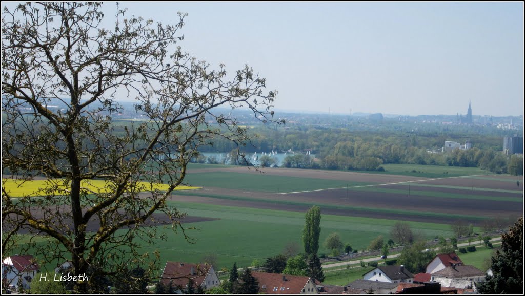 Blick von Oberelchingen nach Ulm by H. Lisbeth