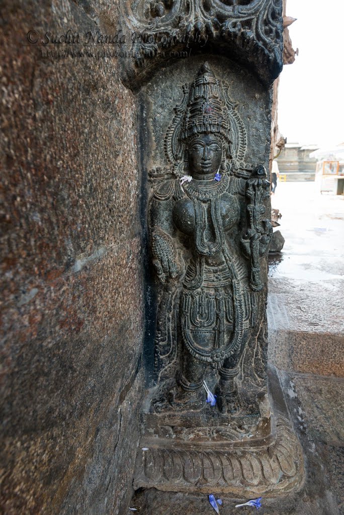 Entrance to Channakesava Temple. The Channakesava Temple, Belur, Karnataka. Originally called Vijayanarayana Temple, it was built on the banks of the Yagachi River in Belur, Hassan district by the Hoysala Empire King Vishnuvardhana.Channakesava is a form o by Suchit Nanda