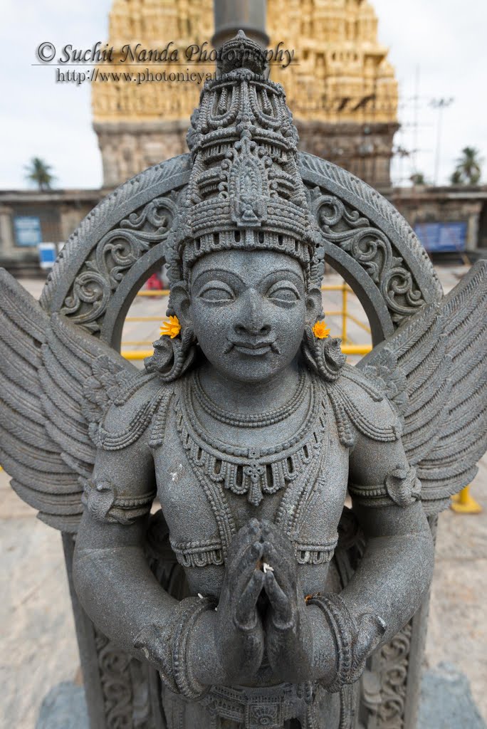 The Channakesava Temple, Belur, Karnataka. Originally called Vijayanarayana Temple, it was built on the banks of the Yagachi River in Belur, Hassan district by the Hoysala Empire King Vishnuvardhana.Channakesava is a form of the Hindu god Vishnu. Belur is by Suchit Nanda