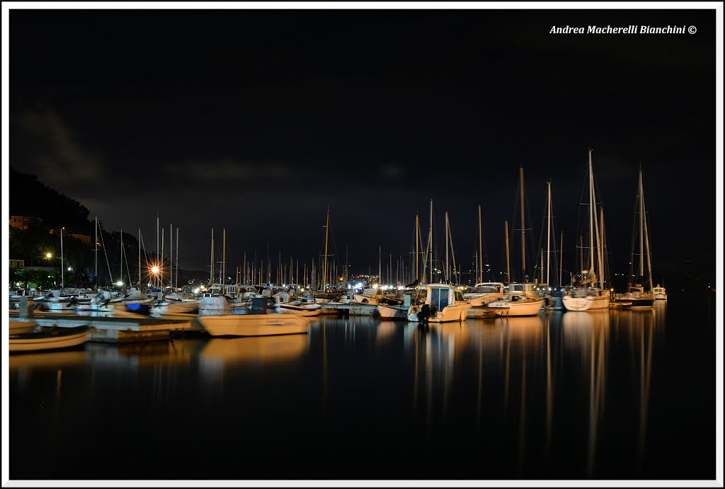 LE GRAZIE, Portovenere (SP), la baia di notte by Andrea Macherelli Bi…