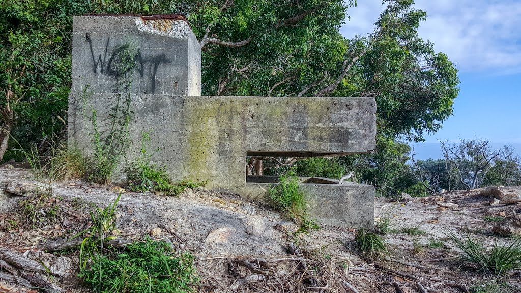 WWII Observation deck for gun placement by Timothy Rowe