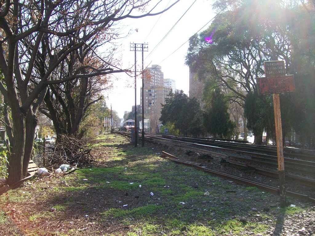 Terraplén hacia estación Belgrano R - FCGBM by Ariel Sebastián Becker