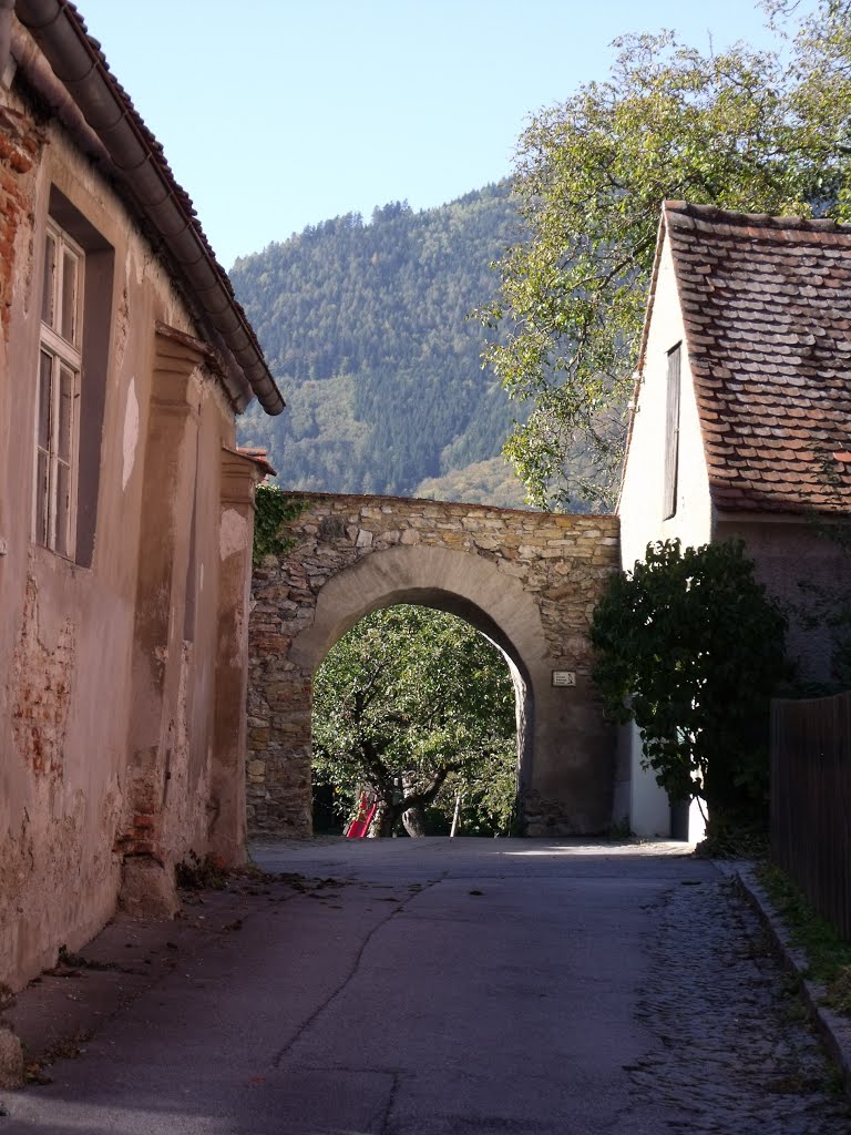 Stone arch gate, Frohnleiten, Austria by Norbert Banhidi