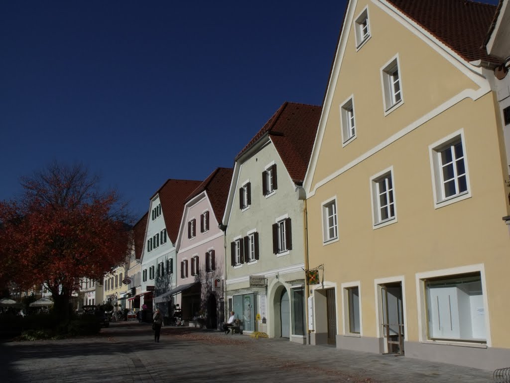 Hauptplatz, Frohnleiten, Austria by Norbert Banhidi