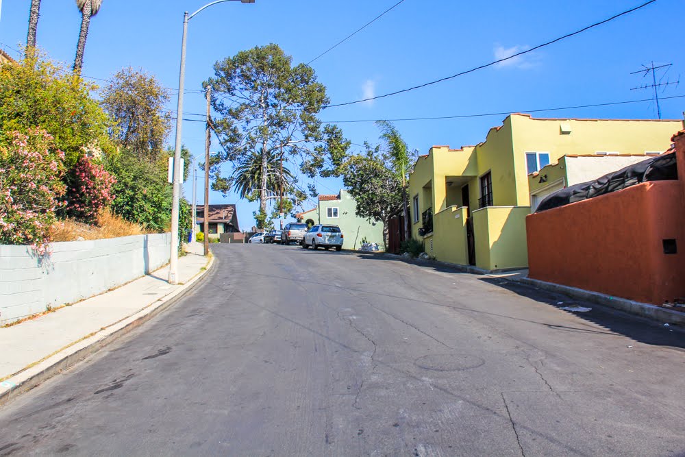 Sights On Sunset Blvd., Echo Park, Los Angeles, California by Michael Jiroch