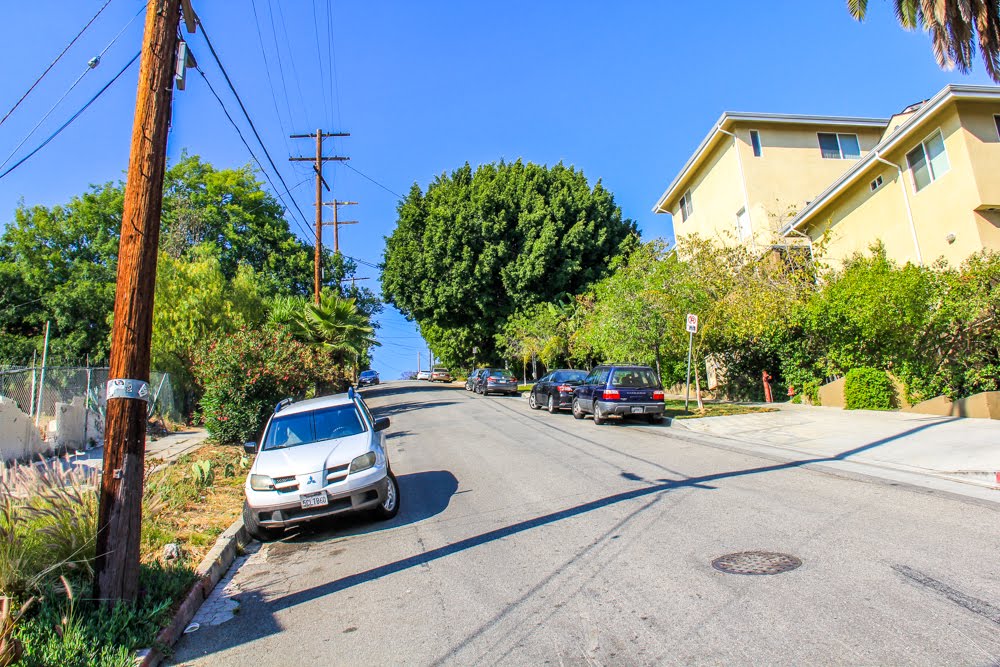 Sights On Sunset Blvd., Echo Park, Los Angeles, California by Michael Jiroch