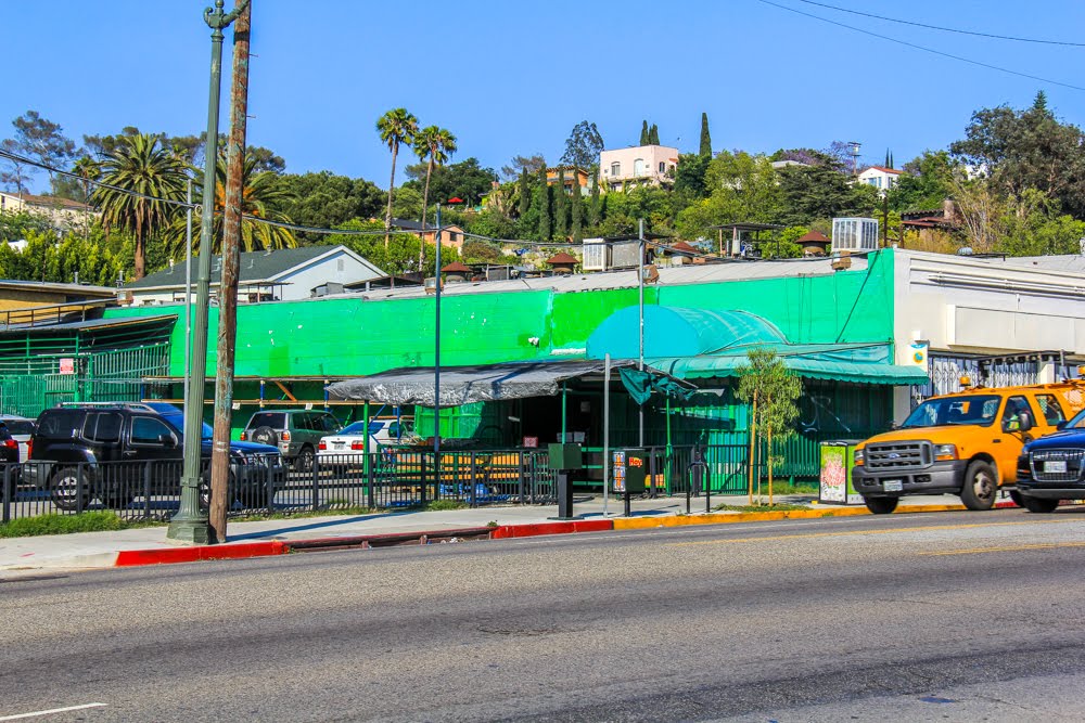 Sights On Sunset Blvd., Echo Park, Los Angeles, California by Michael Jiroch