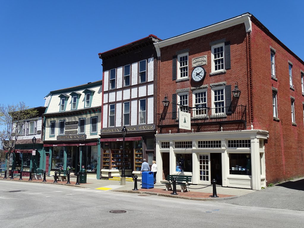 Main Street, Bar Harbor, Maine by BA Bartlett