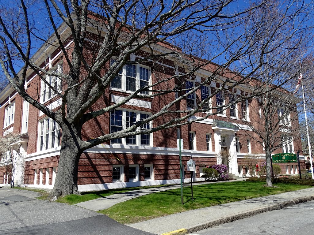 Municipal Building, Cottage St., Bar Harbor, Maine by BA Bartlett