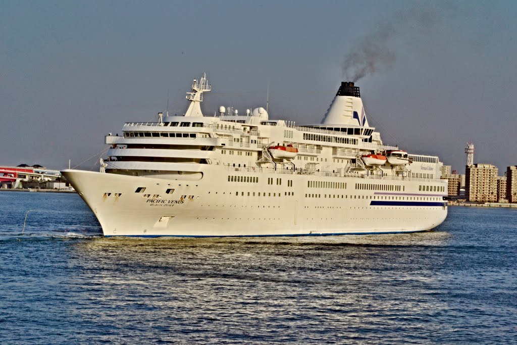 Pacific Venus cruiser in the port of Kobe city by petoru now