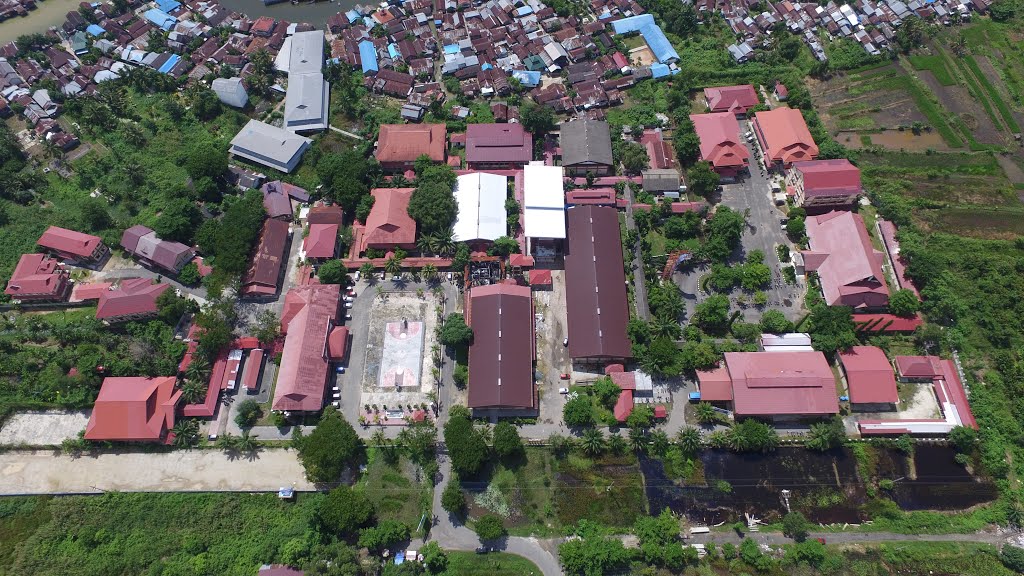 Foto Depan POLIBAN (Politeknik Negeri Banjarmasin) dari udara by agus_sbn