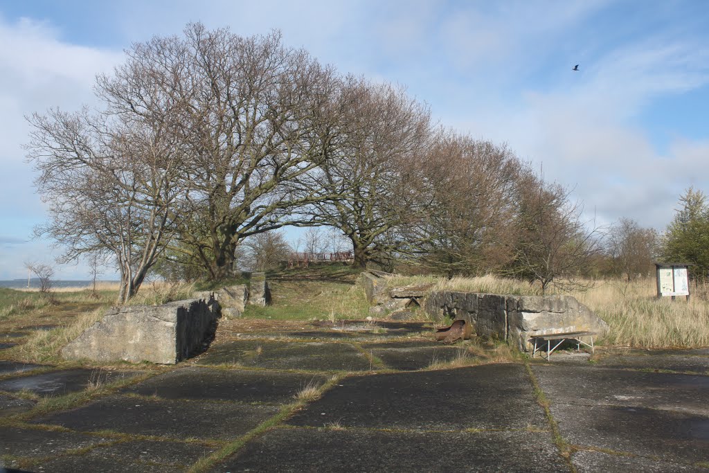 Northern shore with V1 experimental installations from the Nazi era, Peenemunde by Carlo R.