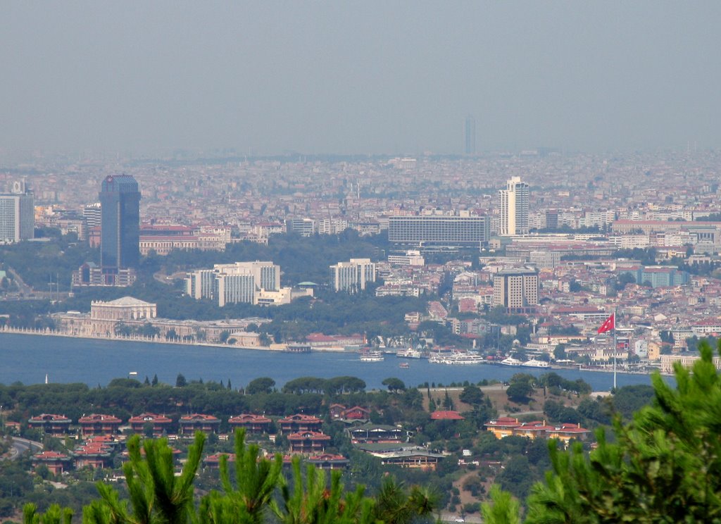 Panorama Istanbula, pogled iz Azije by Pešo Grgić