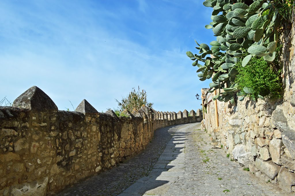 Caminando por la Ronda de las Almenas a la Plaza Mayor en Trujillo, Cáceres by Manuel López Gutiérr…