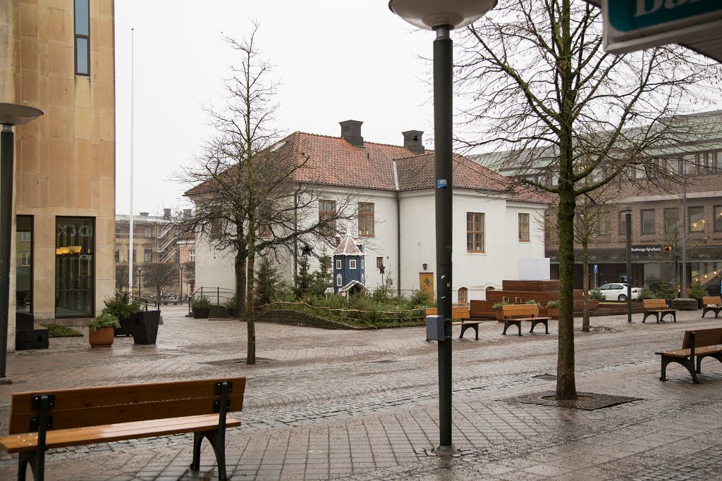 Nygatan, Falkenberg, Sverige by Jorfro