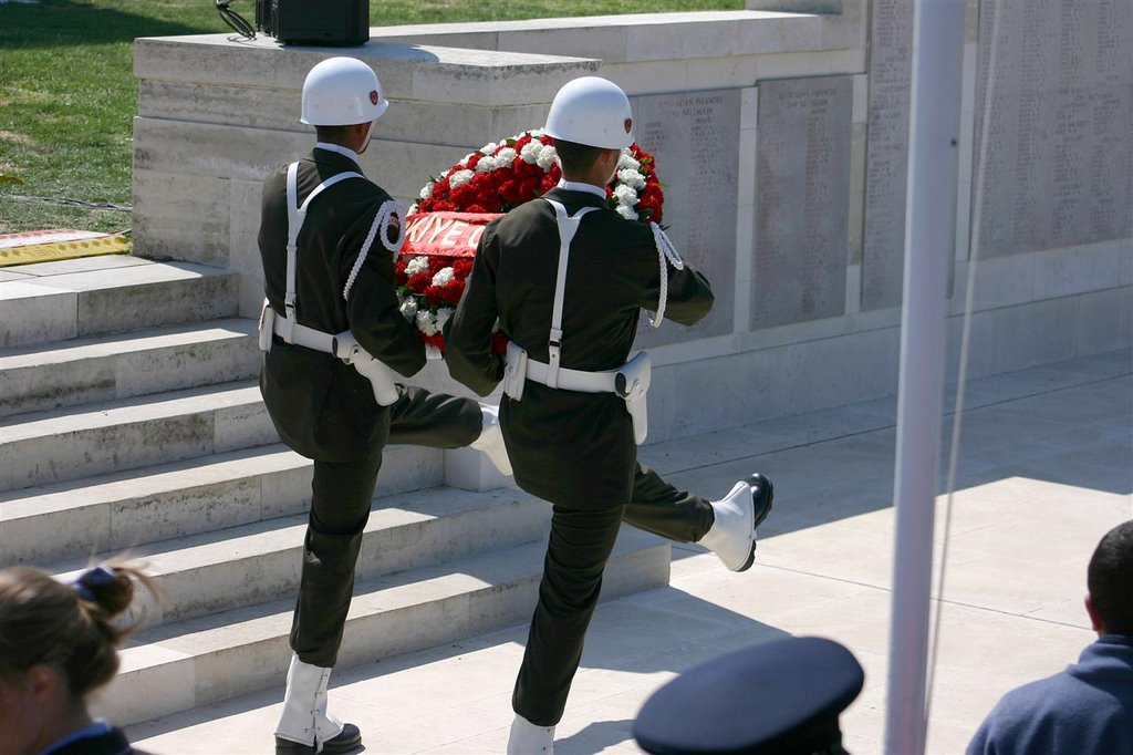 Lone Pine Service, Gallipoli 2007 by John Lafferty