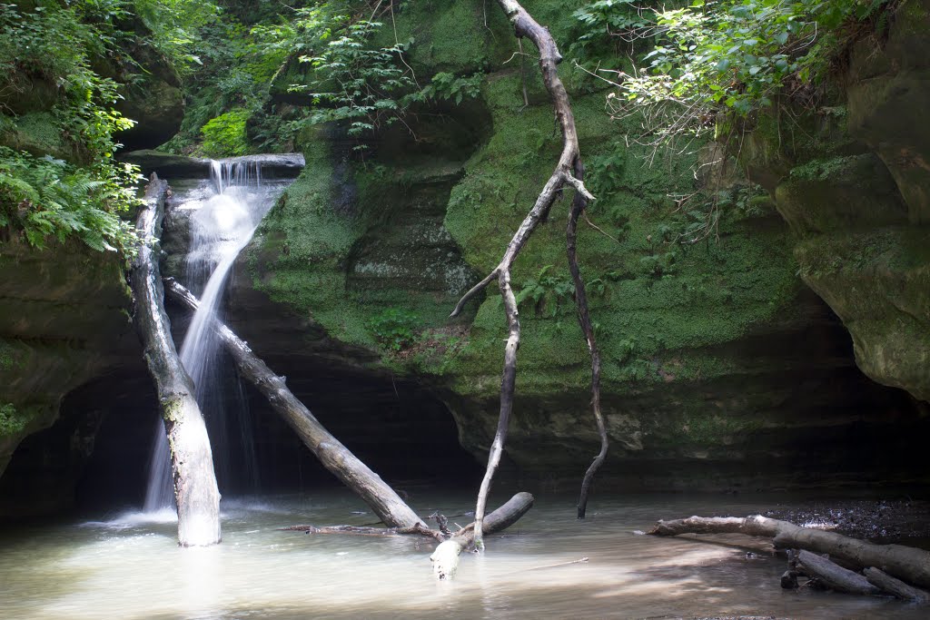 Starved Rock Waterfall 2 by Katy Snodgrass