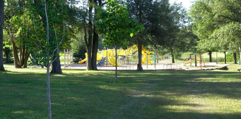 Playground at Lions Park, Ham Lake, Minnesota by © Tom Cooper