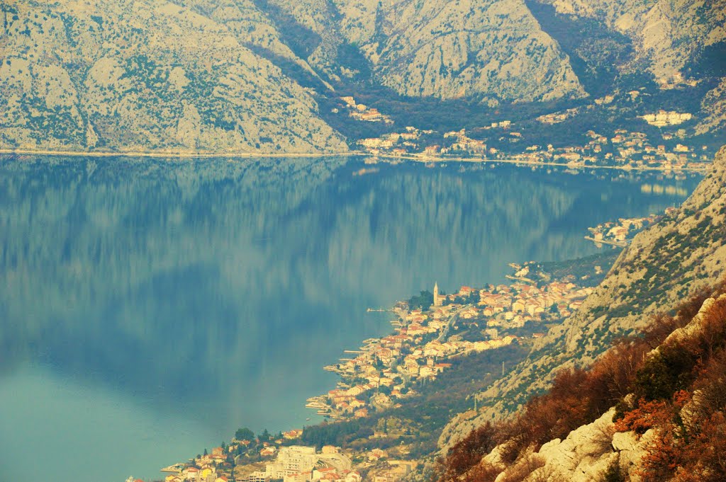 Bay of Kotor, Montenegro by oleg peronkov