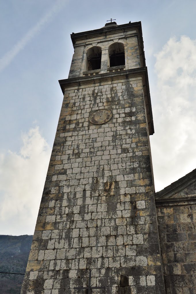 Church of the Virgin Mary in Donji Stoliv. Montenegro. by oleg peronkov