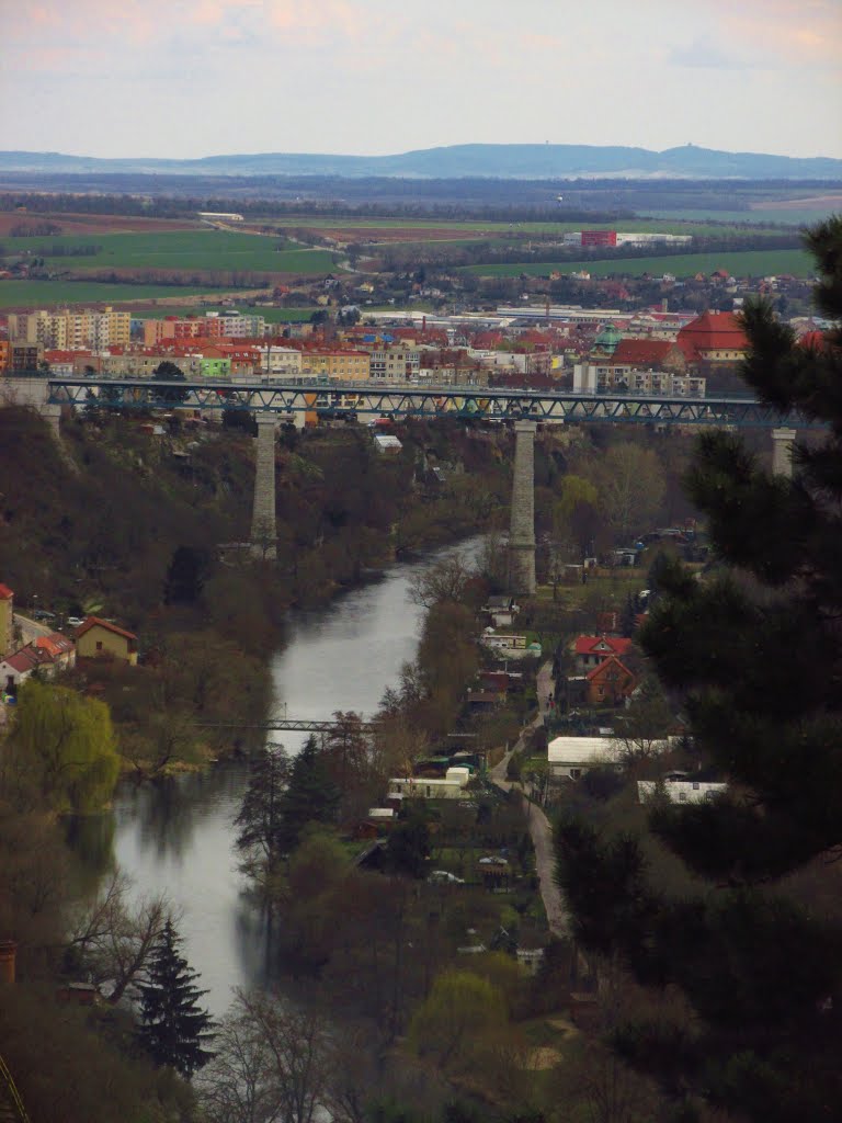 Railway viaduct over the Dyje in Znojmo by Anuar T