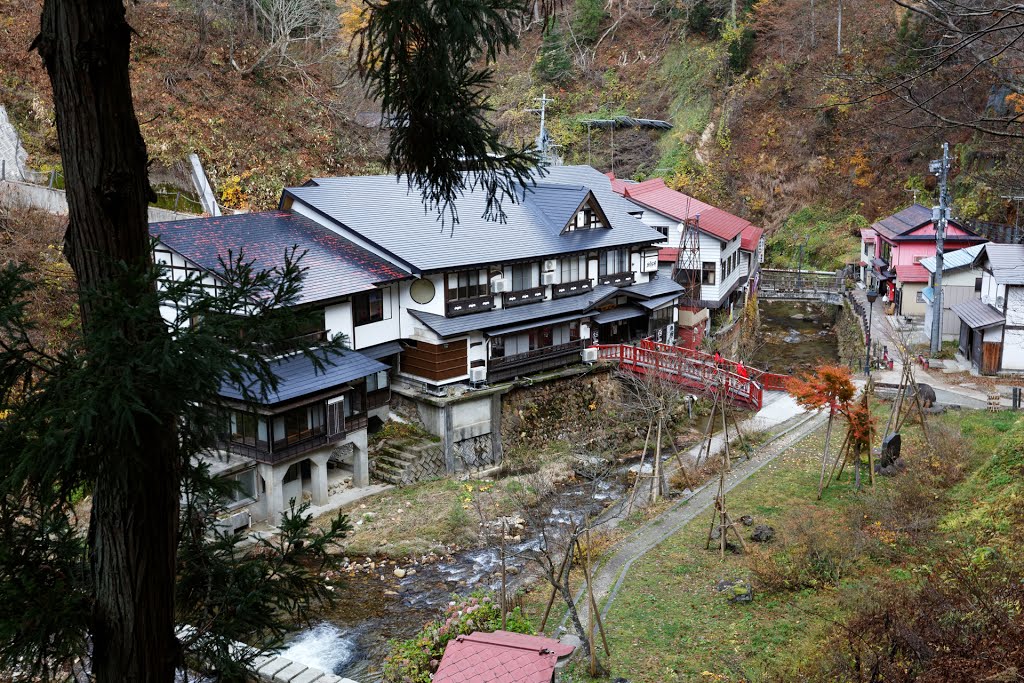 Ginzan Onsen by Corine  Michel Giron