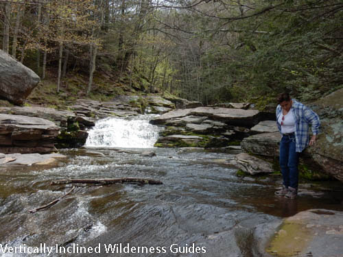 Katerskill Falls From above by Vertically Inclined