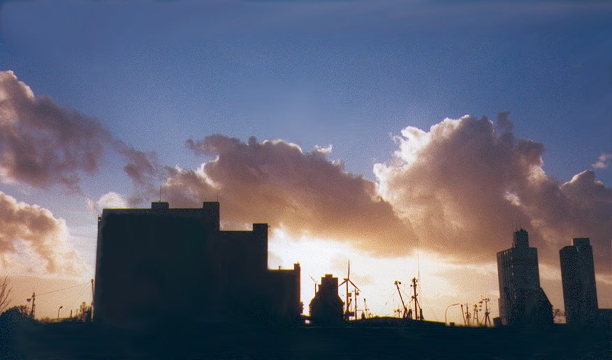 Grain Storage Silos At Husum Port by HannesTiger