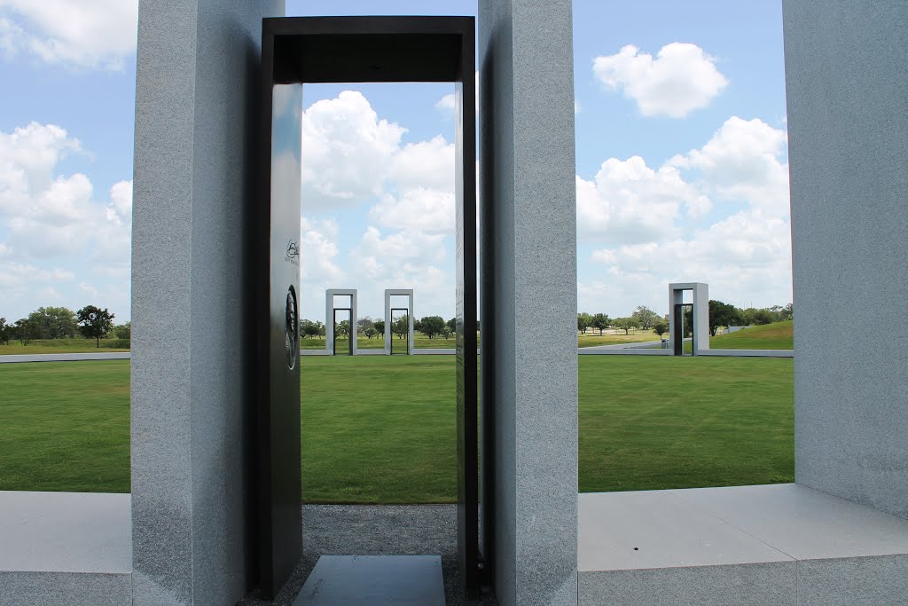 Gate for Victim of Texas A&M Bonfire Collapse at Memorial by JJ Kwashnak