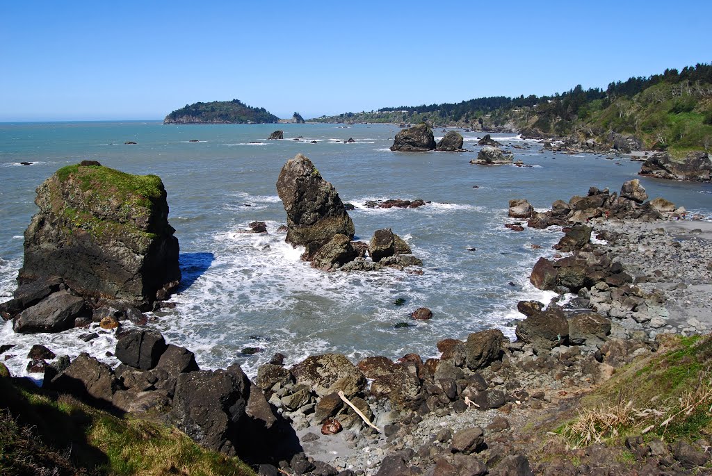 Luffenholtz Beach County Park by Jim Nieland