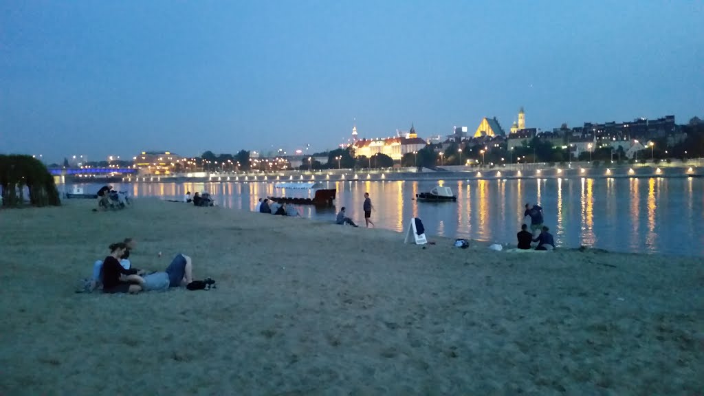 Plaża nad wisłą by Artur Piechnik