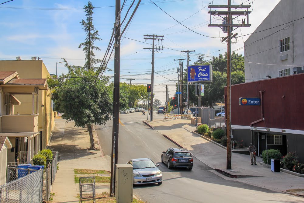 Sights on Sunset Blvd. in Silver Lake, Los Angeles, California by Michael Jiroch