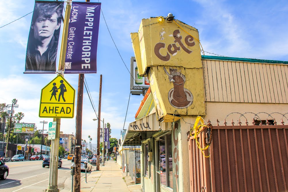 Sights on Sunset Blvd. in Silver Lake, Los Angeles, California by Michael Jiroch