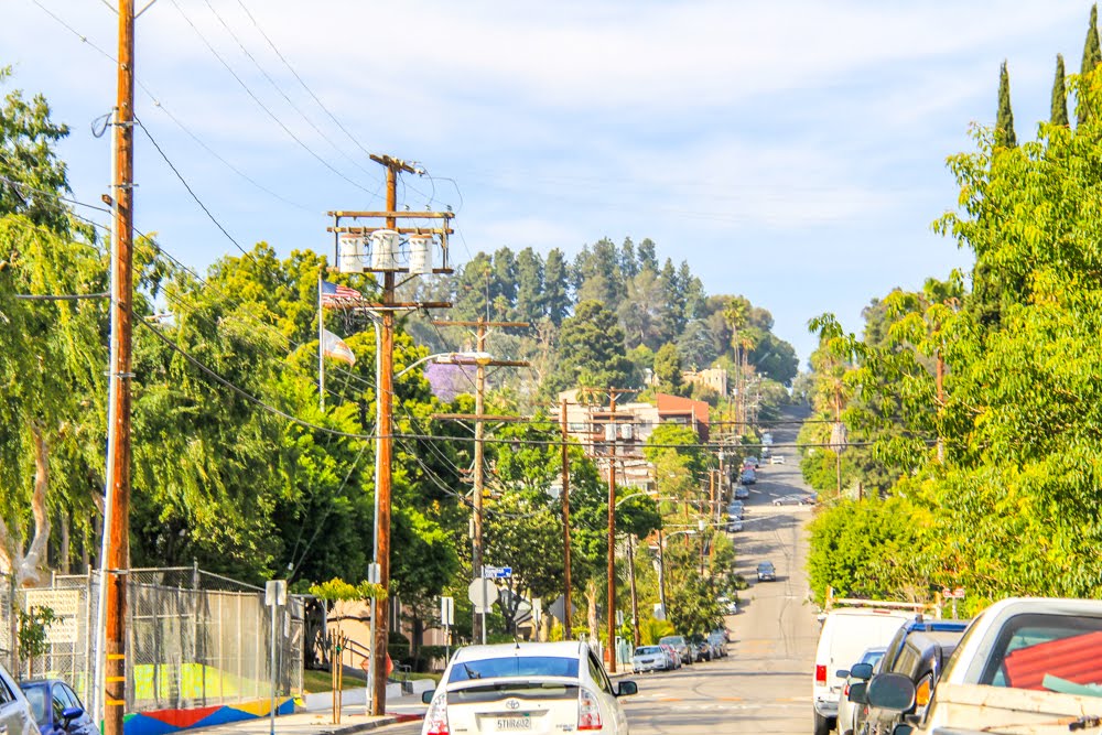 Sights on Sunset Blvd. in Silver Lake, Los Angeles, California by Michael Jiroch